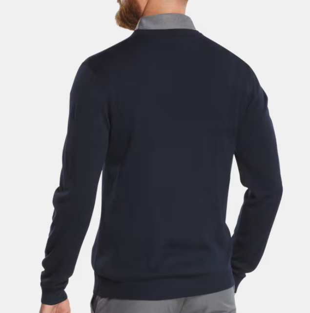 FootJoy Tonal Block Crewneck | Navy