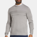 FootJoy Tonal Block Crewneck | Heather Grey