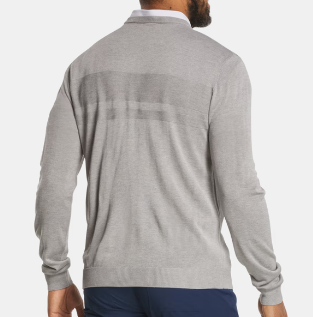 FootJoy Tonal Block Crewneck | Heather Grey