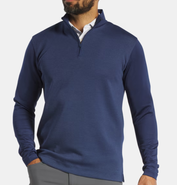 FootJoy Tonal Block Pullover | Navy