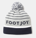 FootJoy Striped Pom Pom Beanie | Grey
