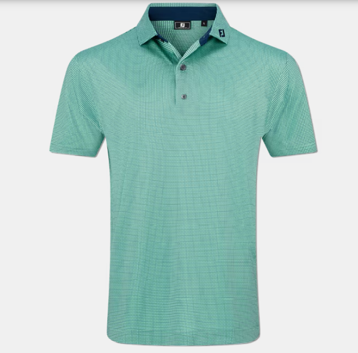 FootJoy Circle Foulard Lisle | Seafoam Navy