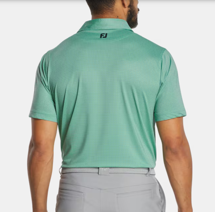FootJoy Circle Foulard Lisle | Seafoam Navy