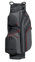 Bag Boy CB- 100 Cart Golf Bag | Charcoal Black Red