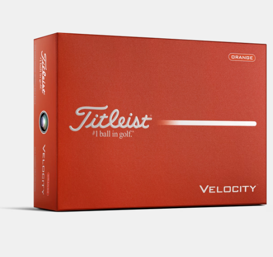 Titleist Velocity Golf Ball Matte Orange
