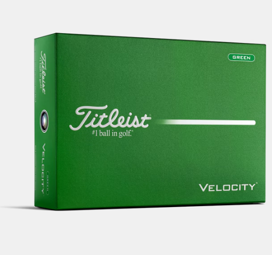 Titleist Velocity Golf Ball Matte Green