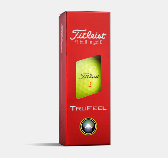 Titleist TruFeel Golf Ball | Yellow