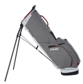 Ping Hooferlite Stand Bag | Pewter Grey Deep Red