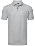 FootJoy Polo Bounce Print Pique | Grey