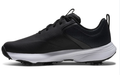 FootJoy Qualifier Wide Spiked Mens Golf Shoe | Black  White  Steel Grey