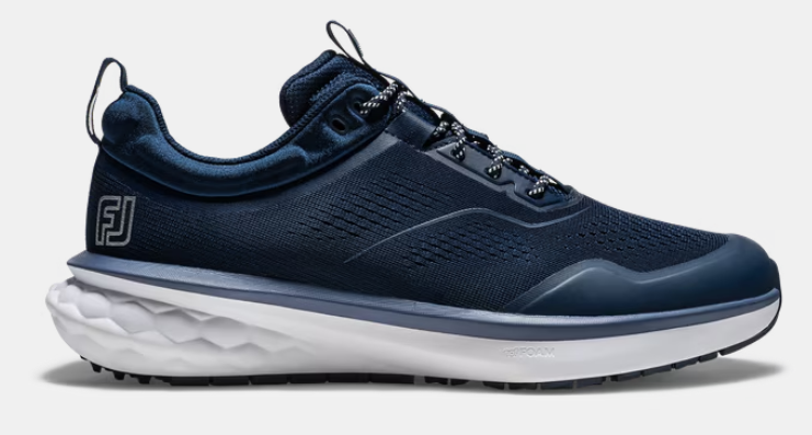 FootJoy Quantum Textile Mens Golf Shoes | Navy Vintage Indigo