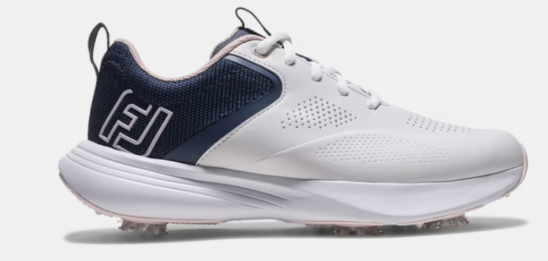 FootJoy Qualifier Women's Golf Shoes | White Pink Blue