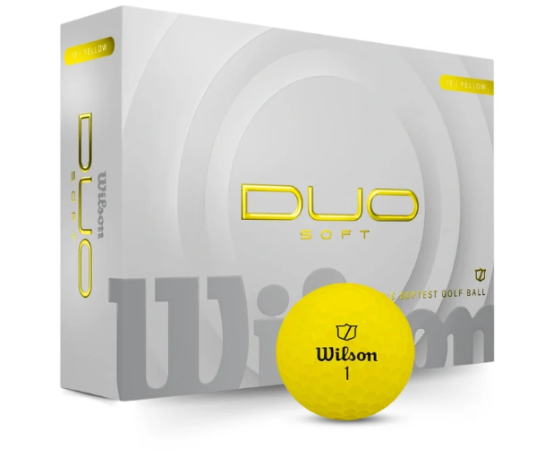 Wilson Duo Soft Golf Ball | Yellow