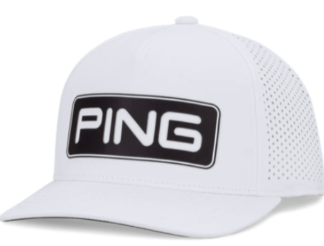 Ping Tour Vented Delta Cap | White