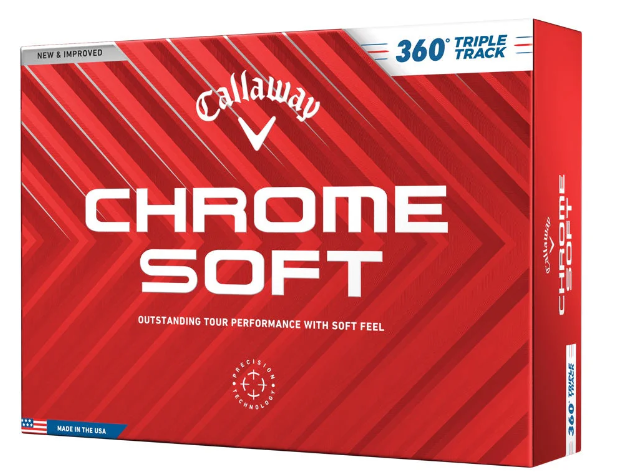 Callaway Chrome Soft '24 360 Triple Track Golf Ball