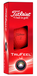 Titleist Trufeel Matte Red Golf Ball