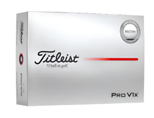 Titleist 2025 Enhanced Alignment Pro V1x Golf Ball