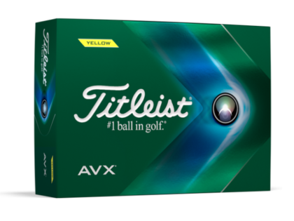 Titleist AVX Golf Ball - Yellow