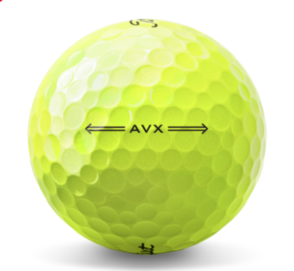 Titleist AVX Golf Ball - Yellow