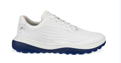 Ecco Mens LT1 golf Shoe - White / Blue