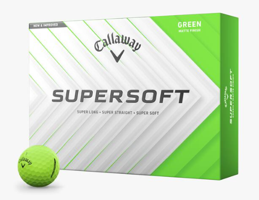 Callaway Supersoft Matte Golf Balls 2025  - Green