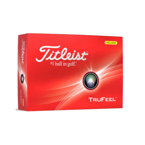Titleist TruFeel Golf Ball - Yellow