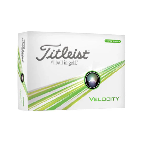 Titleist Velocity Golf Ball Matte Green