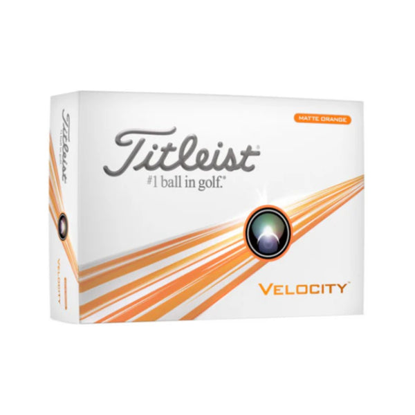 Titleist Velocity Golf Ball Matte Orange